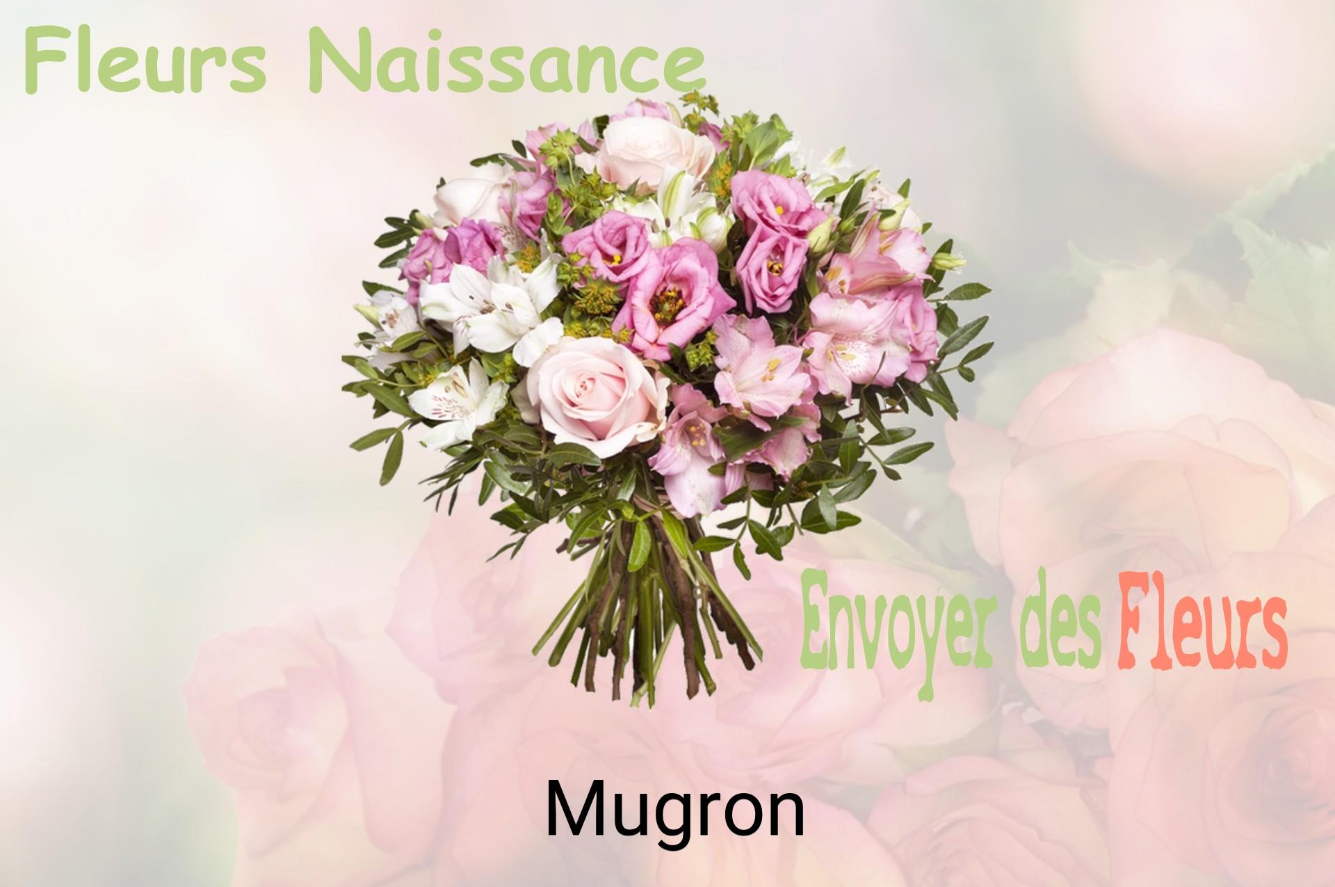 Bouquet de fleurs de naissance livré à Mugron
